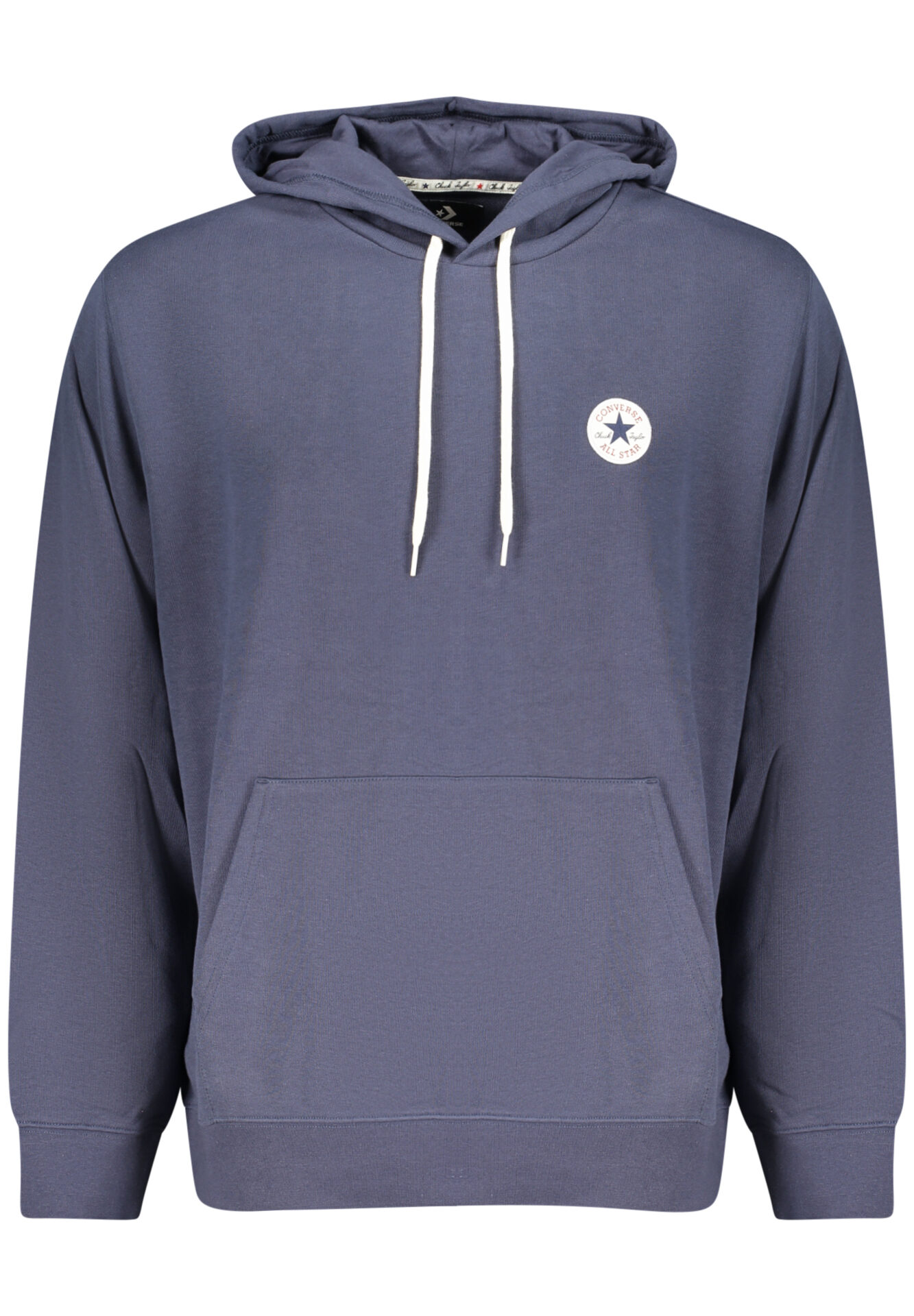 CONVERSE MEN'S BLUE ZIP-UP SWEATSHIRT