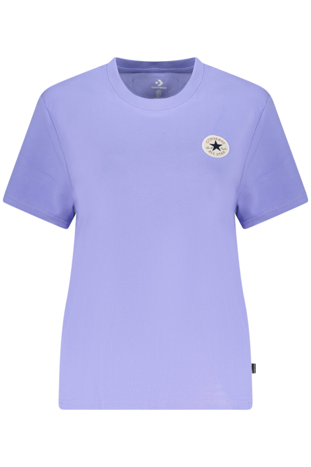 converset-shirtmanichecortedonnaviola_1 CONVERSE violetiniai moteriški marškinėliai trumpomis rankovėmis