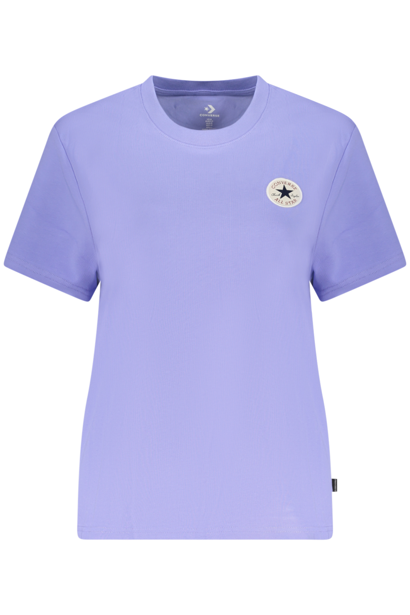 CONVERSE WOMEN'S SHORT-SLEEVE T-SHIRT PURPLE CONVERSE WOMEN'S SHORT-SLEEVE T-SHIRT PURPLE