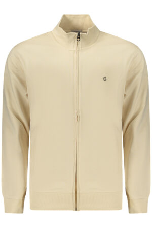 COVERI MOVING MEN'S BEIGE ZIP-UP SWEATSHIRT