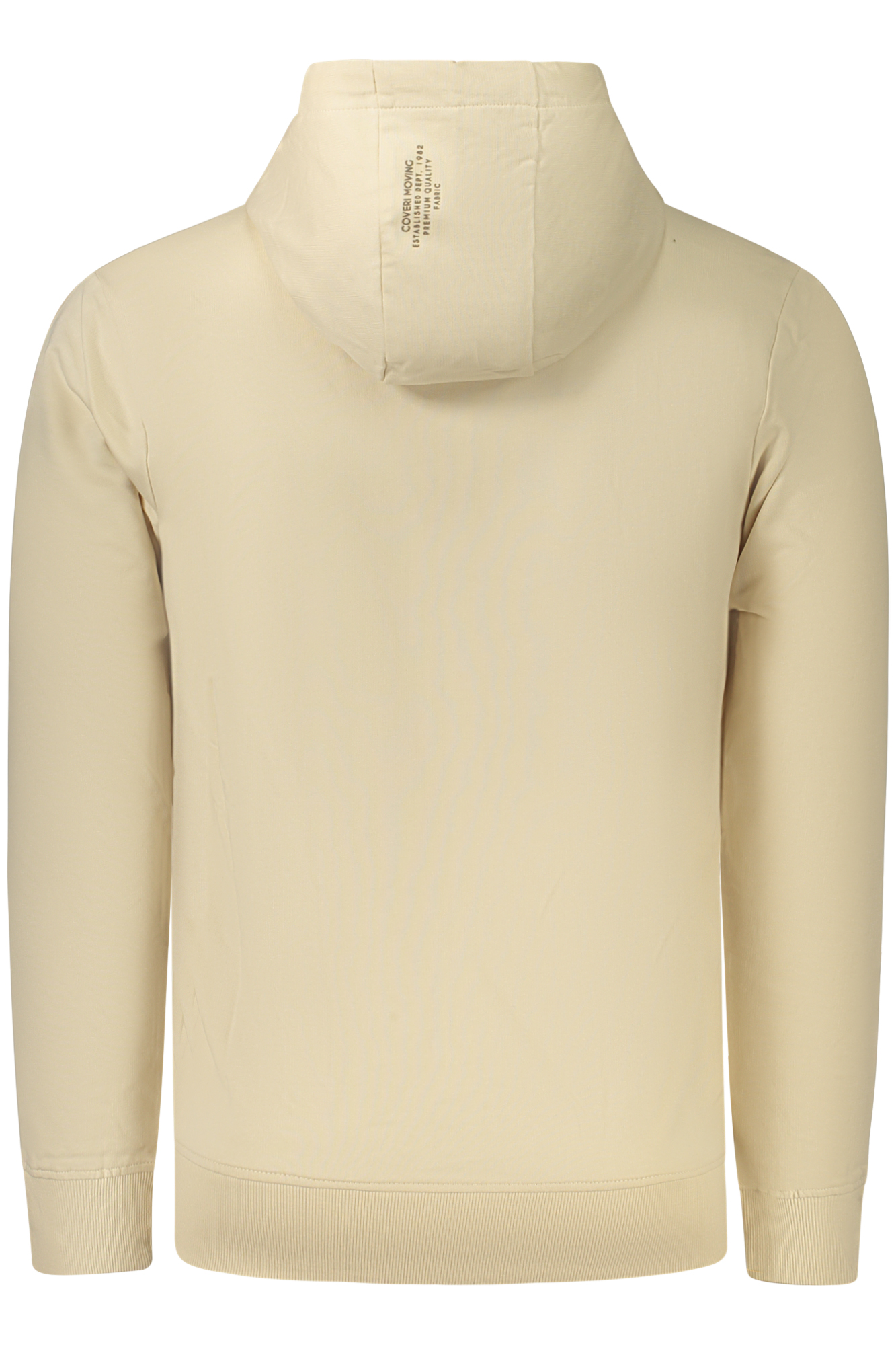 COVERI MOVING MEN'S BEIGE ZIP-UP SWEATSHIRT COVERI MOVING MEN'S BEIGE ZIP-UP SWEATSHIRT - Image 2