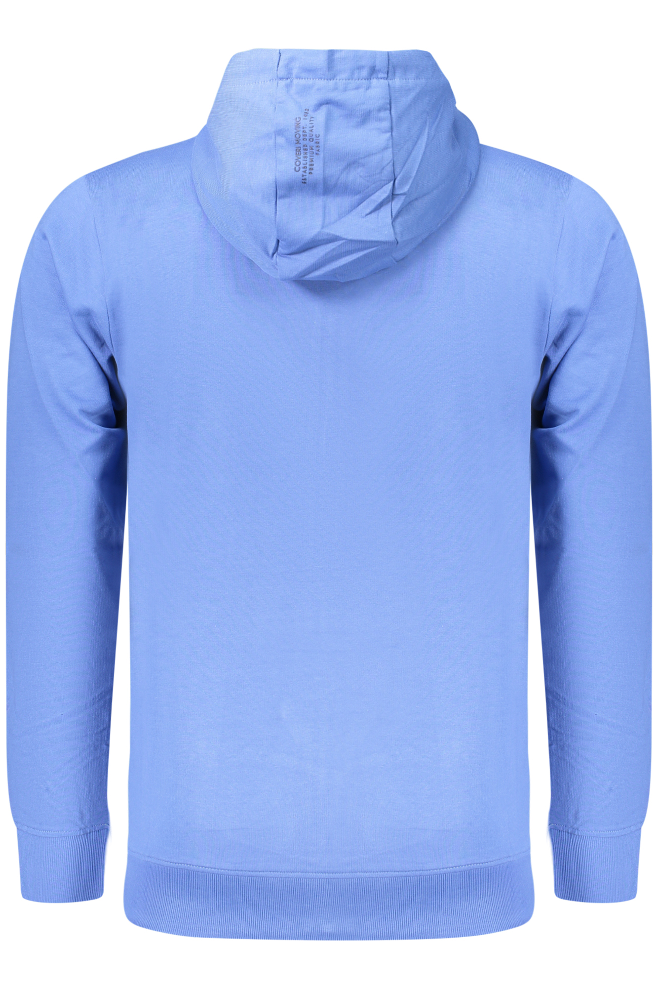 COVERI MOVING MEN'S BLUE ZIP-UP SWEATSHIRT COVERI MOVING MEN'S BLUE ZIP-UP SWEATSHIRT - Image 2