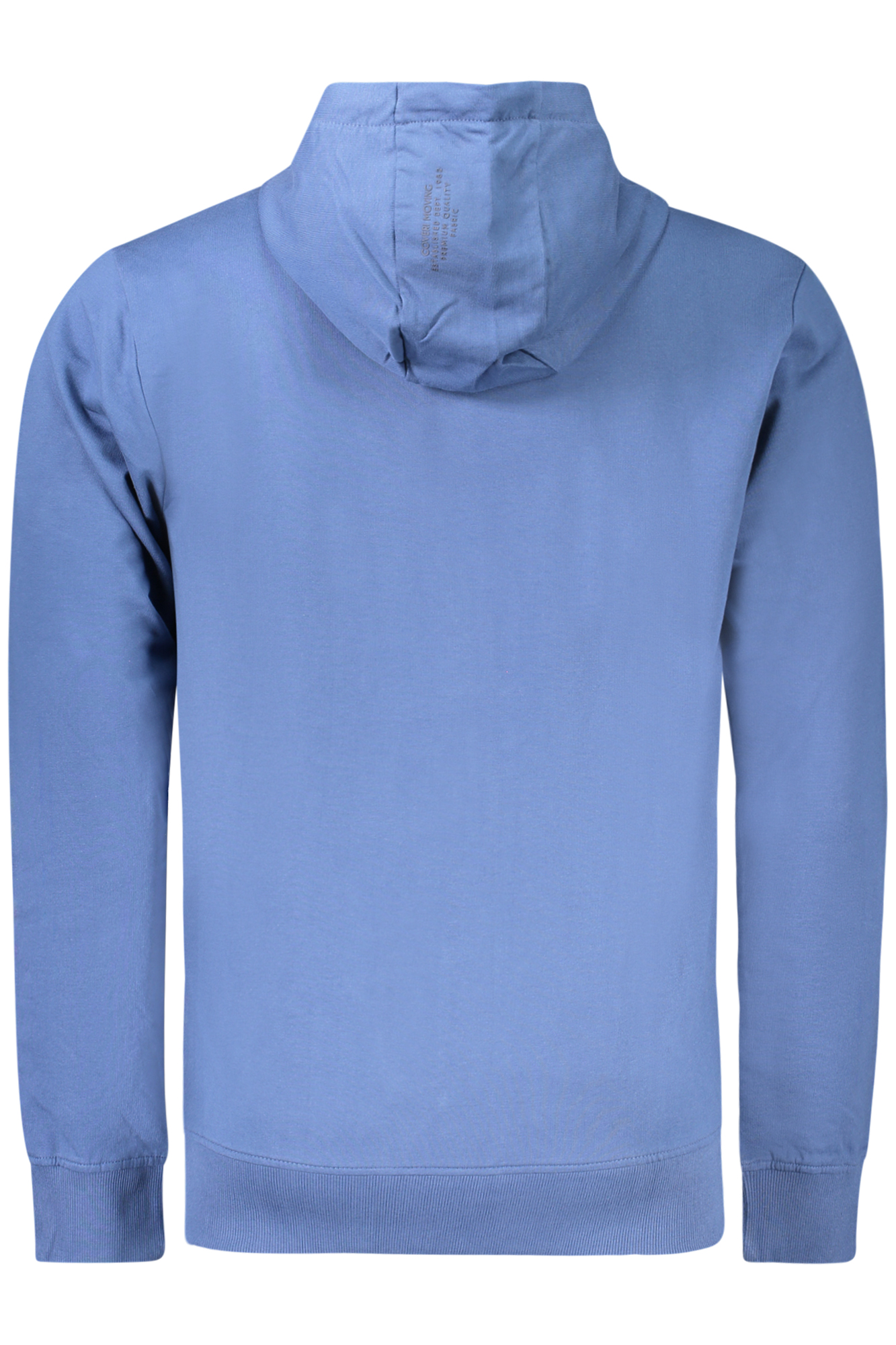 COVERI MOVING MEN'S BLUE ZIP-UP SWEATSHIRT COVERI MOVING MEN'S BLUE ZIP-UP SWEATSHIRT - Image 2