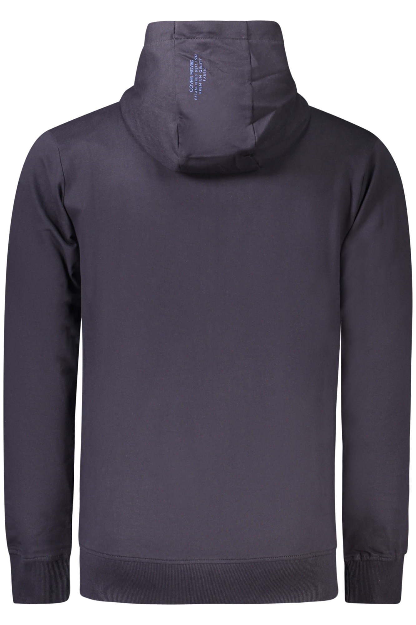 COVERI MOVING MEN'S BLUE ZIP-UP SWEATSHIRT COVERI MOVING MEN'S BLUE ZIP-UP SWEATSHIRT - Image 2