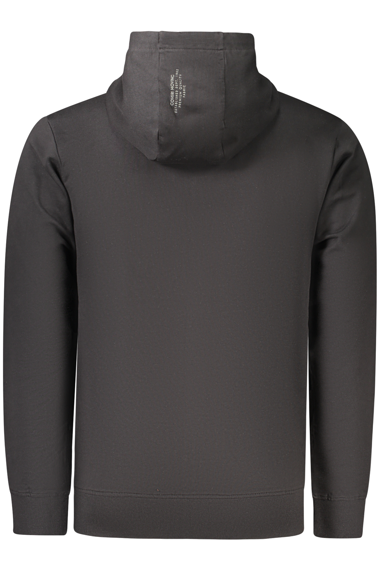 COVERI MOVING MEN'S BLACK ZIP-UP SWEATSHIRT COVERI MOVING MEN'S BLACK ZIP-UP SWEATSHIRT - Image 2