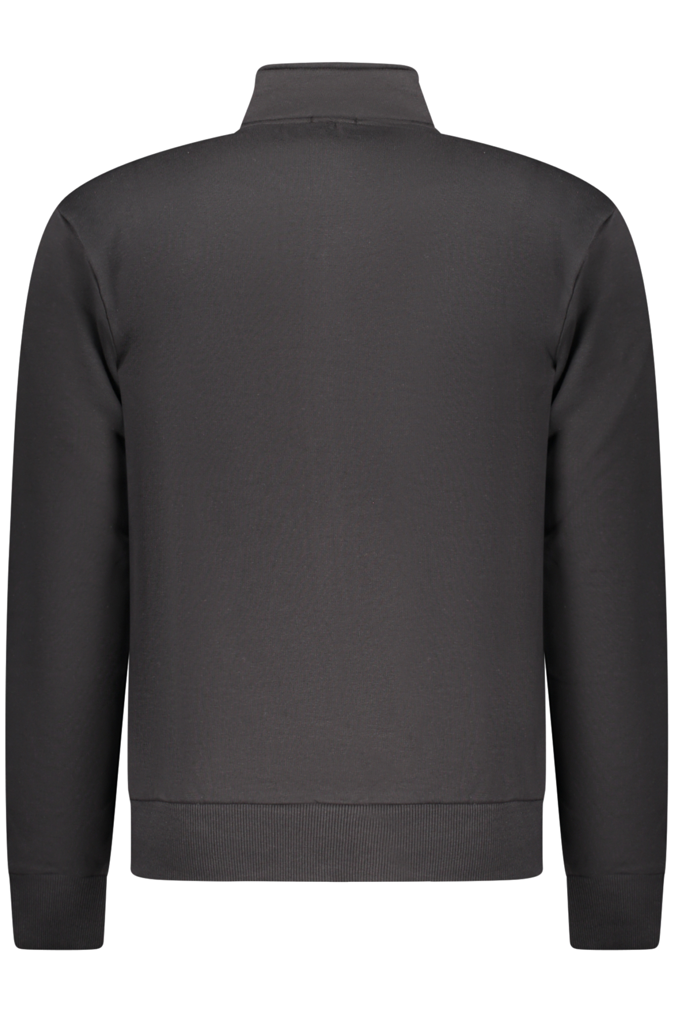 COVERI MOVING MEN'S BLACK ZIP-UP SWEATSHIRT COVERI MOVING MEN'S BLACK ZIP-UP SWEATSHIRT - Image 2