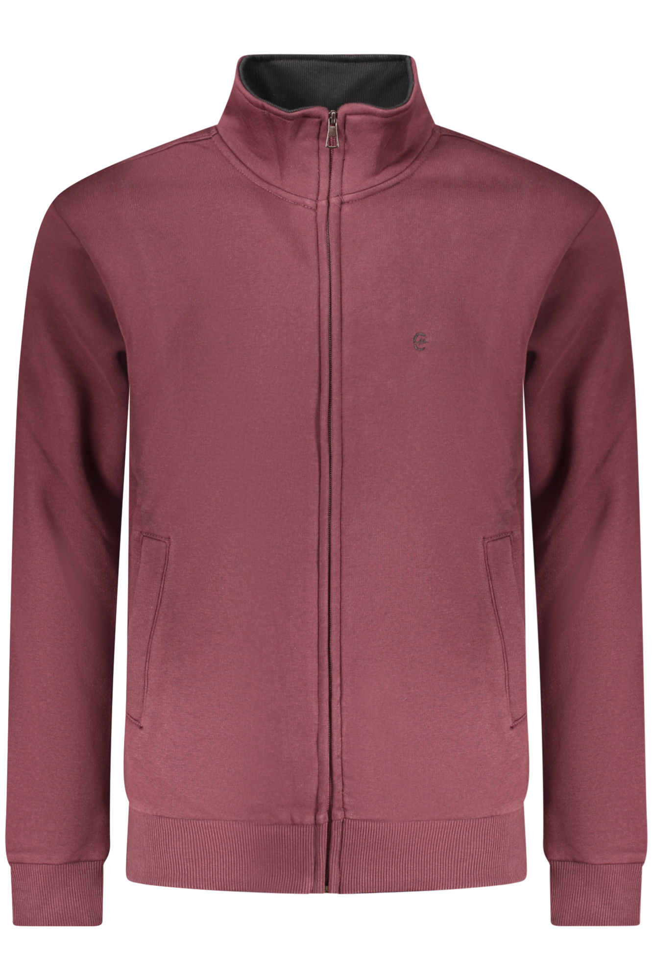 COVERI MOVING MEN'S RED ZIP-UP SWEATSHIRT COVERI MOVING MEN'S RED ZIP-UP SWEATSHIRT