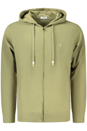 COVERI MOVING MEN'S ZIP-UP SWEATSHIRT GREEN