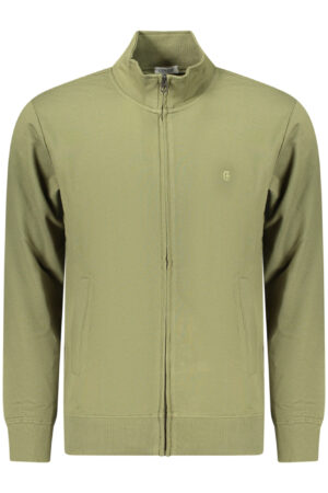COVERI MOVING MEN'S ZIP-UP SWEATSHIRT GREEN
