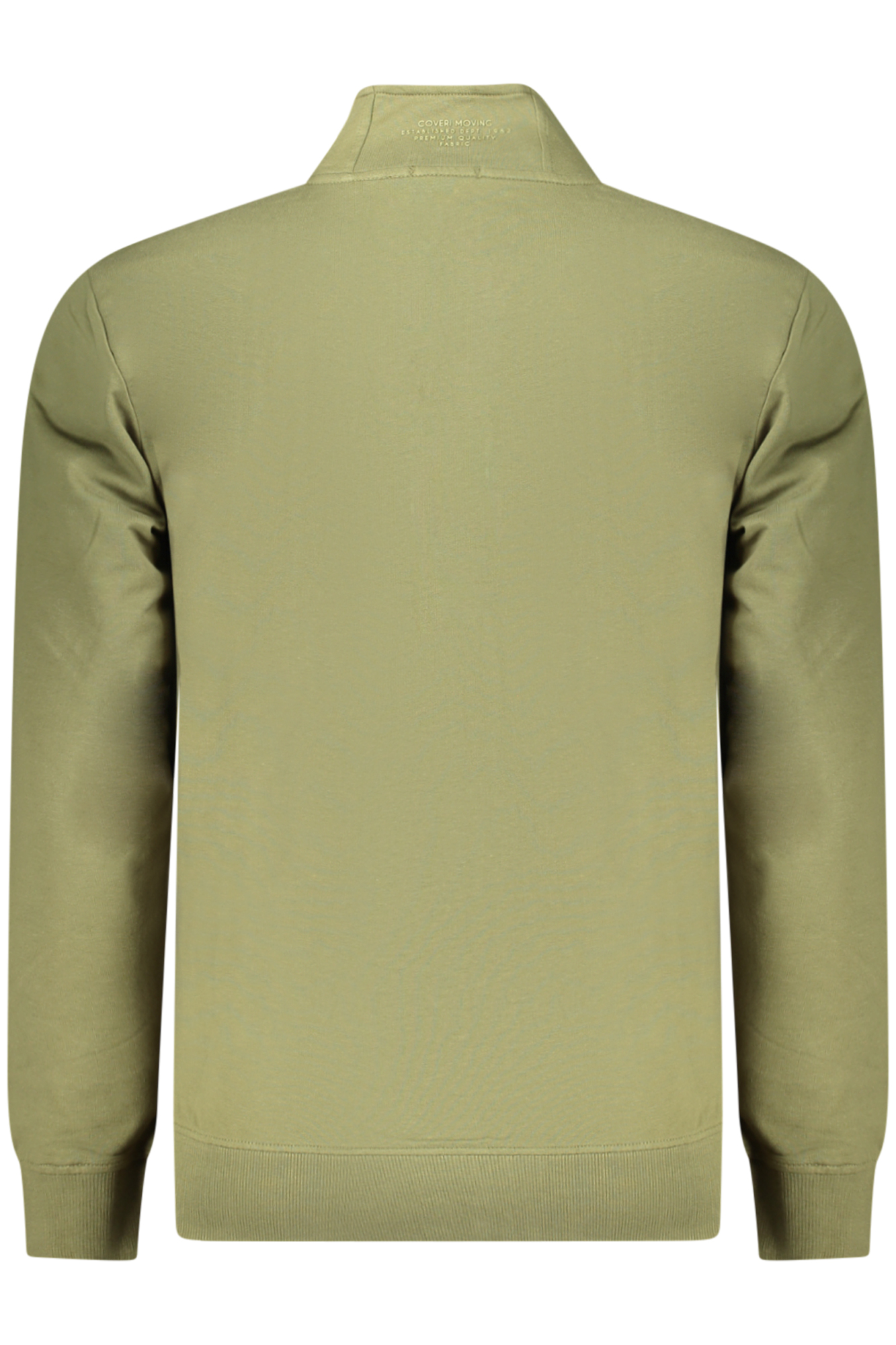 COVERI MOVING MEN'S ZIP-UP SWEATSHIRT GREEN COVERI MOVING MEN'S ZIP-UP SWEATSHIRT GREEN - Image 2