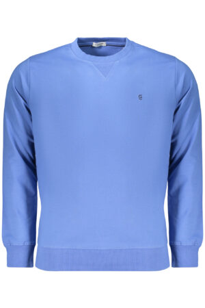 COVERI MOVING MEN'S BLUE ZIP-LESS SWEATSHIRT