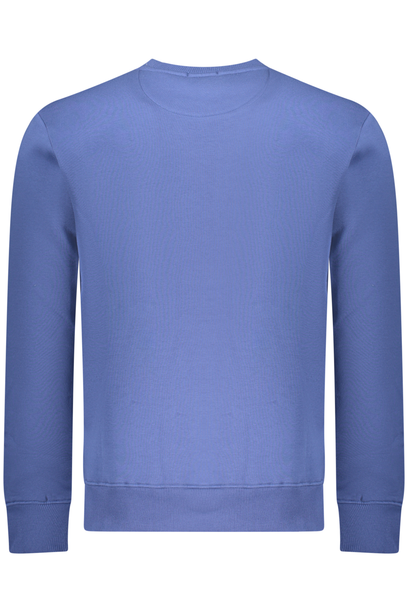 COVERI MOVING MEN'S BLUE ZIP-LESS SWEATSHIRT COVERI MOVING MEN'S BLUE ZIP-LESS SWEATSHIRT - Image 2