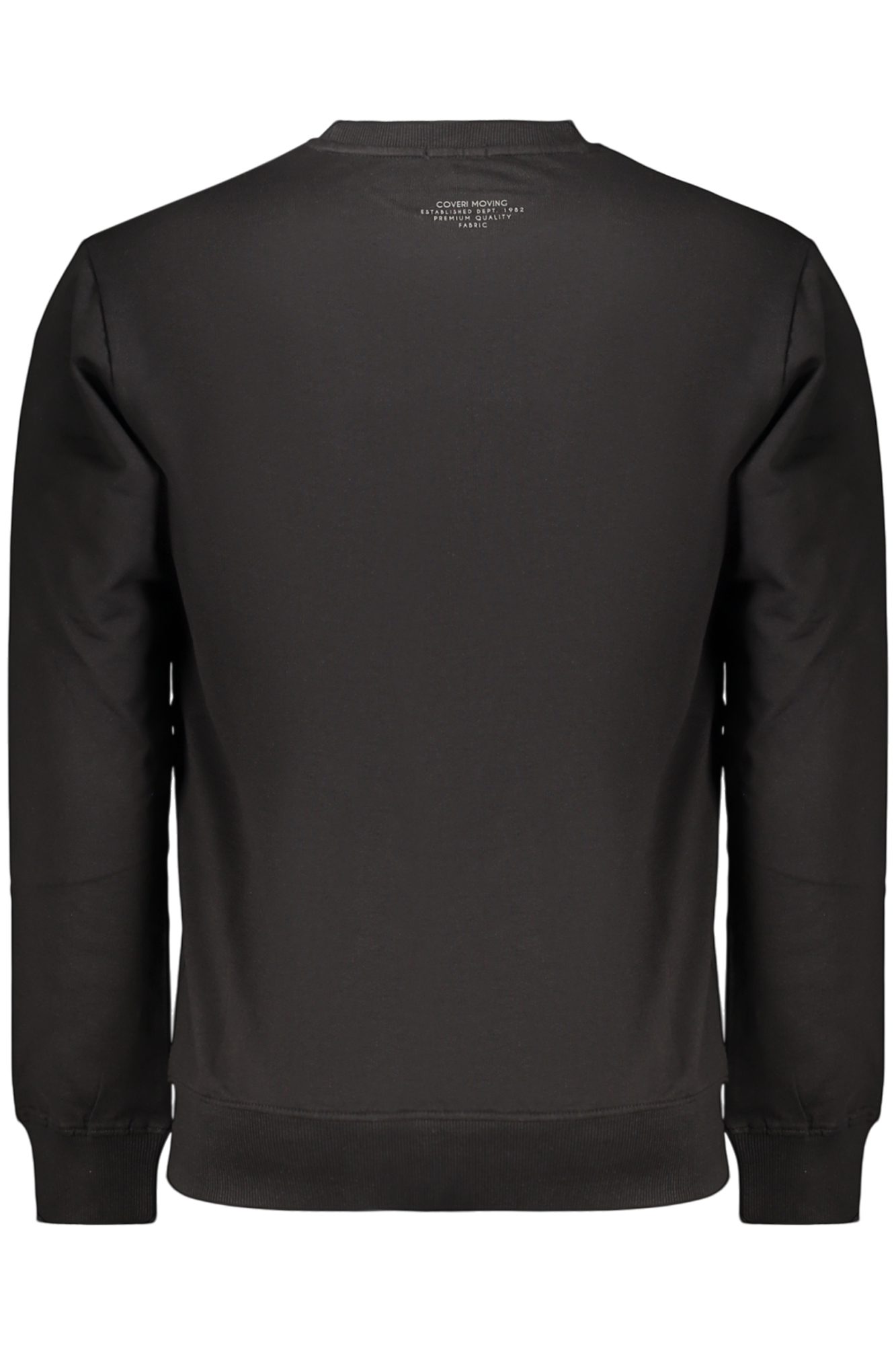 COVERI MOVING MEN'S BLACK ZIP-UP SWEATSHIRT COVERI MOVING MEN'S BLACK ZIP-UP SWEATSHIRT - Image 2