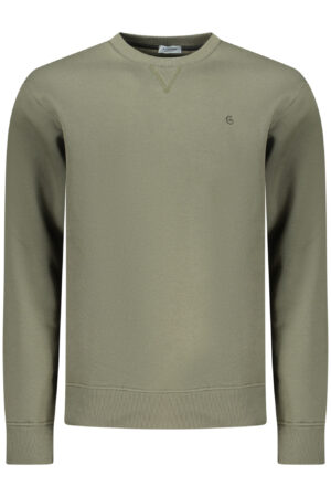 COVERI MOVING MEN'S ZIP-LESS SWEATSHIRT GREEN