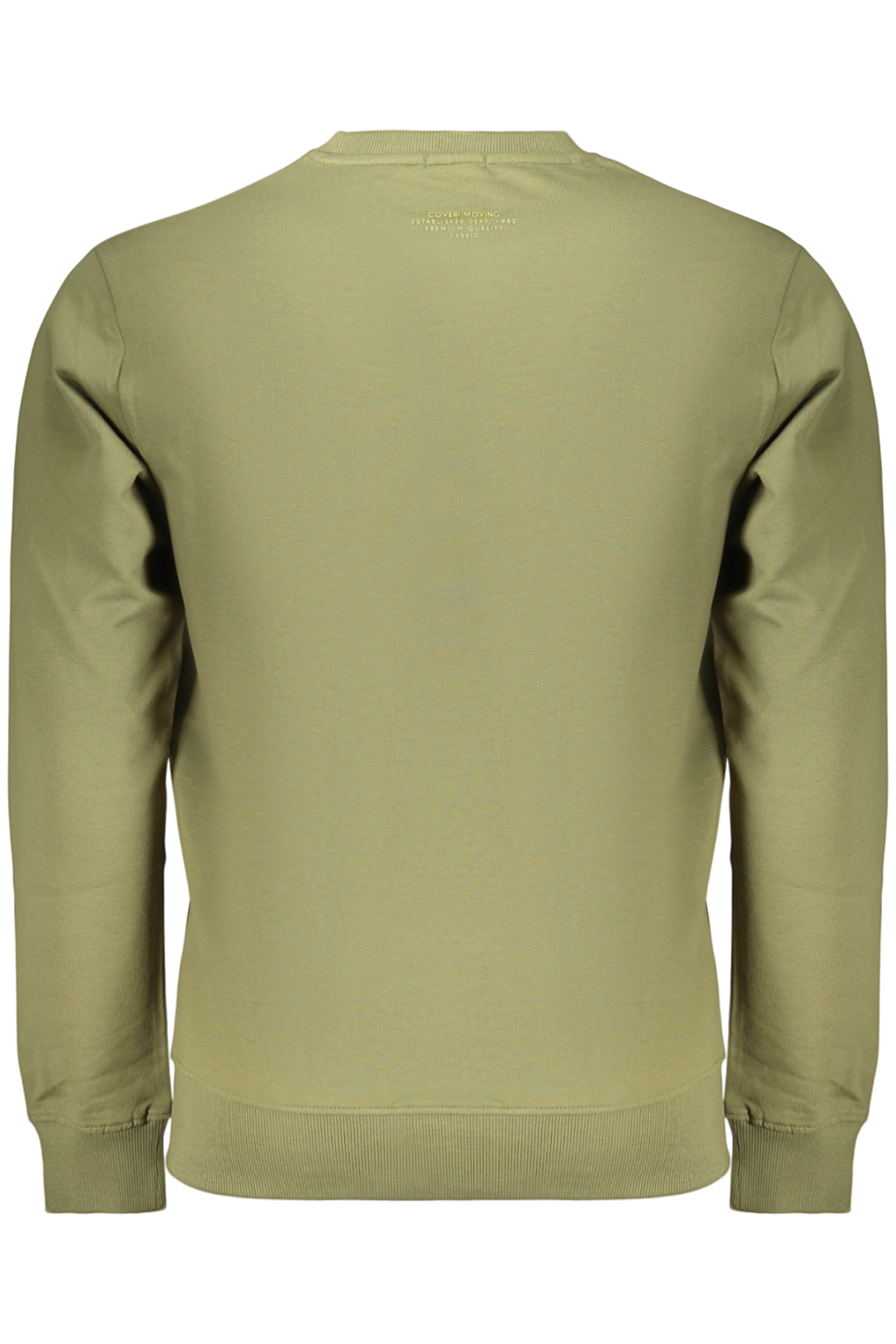 COVERI MOVING MEN'S ZIP-LESS SWEATSHIRT GREEN COVERI MOVING MEN'S ZIP-LESS SWEATSHIRT GREEN - Image 2