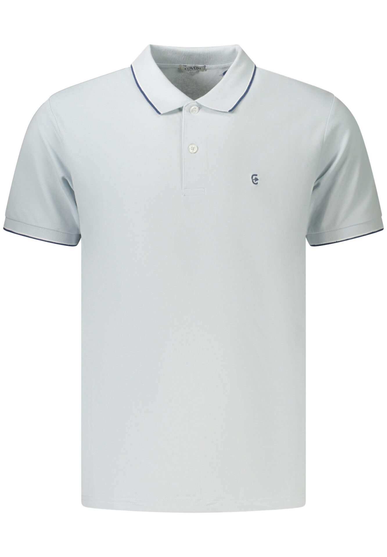 COVERI MOVING MEN'S SHORT-SLEEVE POLO SHIRT, BLUE