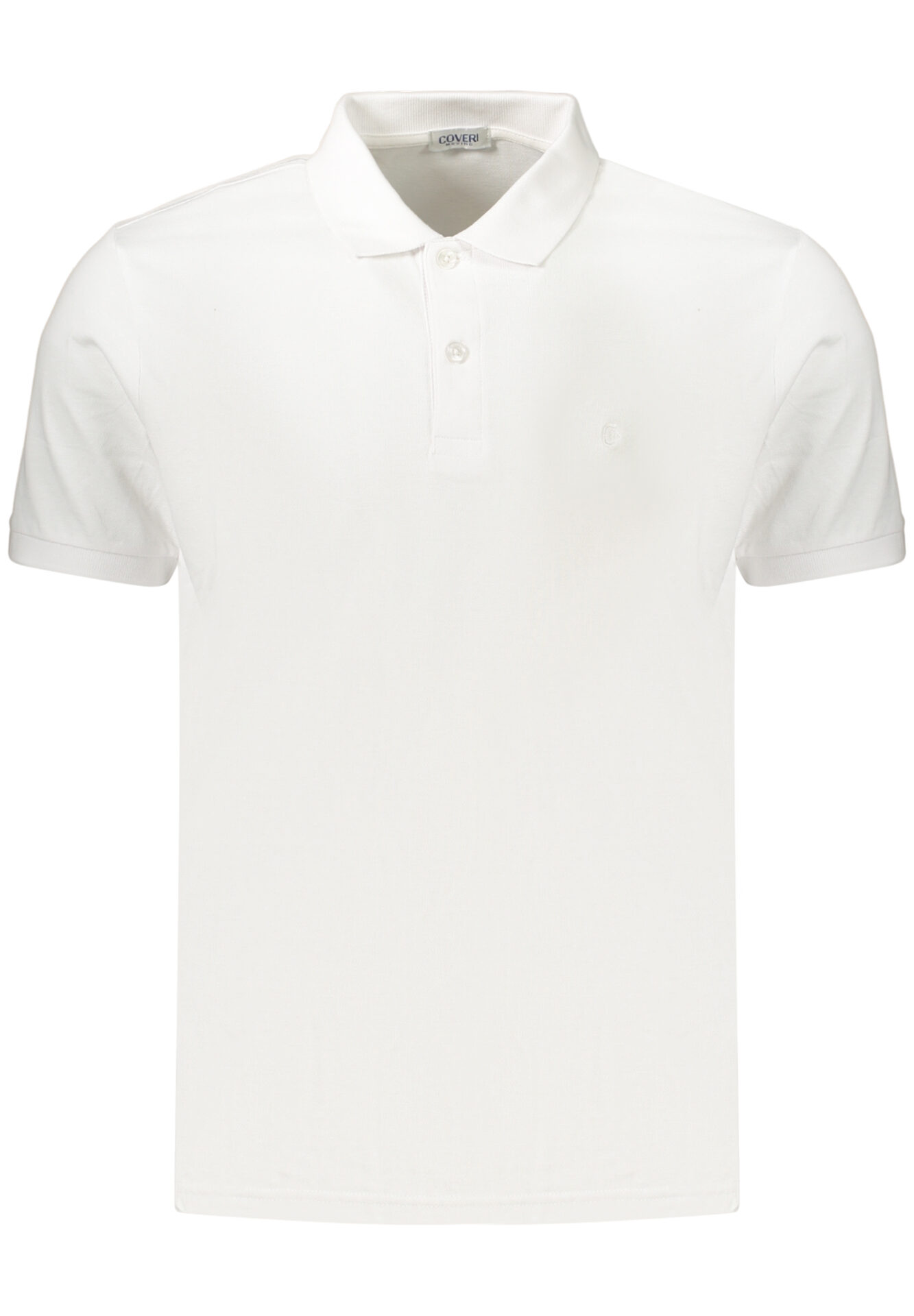 COVERI MOVING MEN'S SHORT-SLEEVE POLO SHIRT WHITE