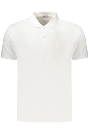 COVERI MOVING MEN'S SHORT-SLEEVE POLO SHIRT WHITE