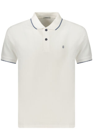 COVERI MOVING MEN'S SHORT-SLEEVE POLO SHIRT WHITE