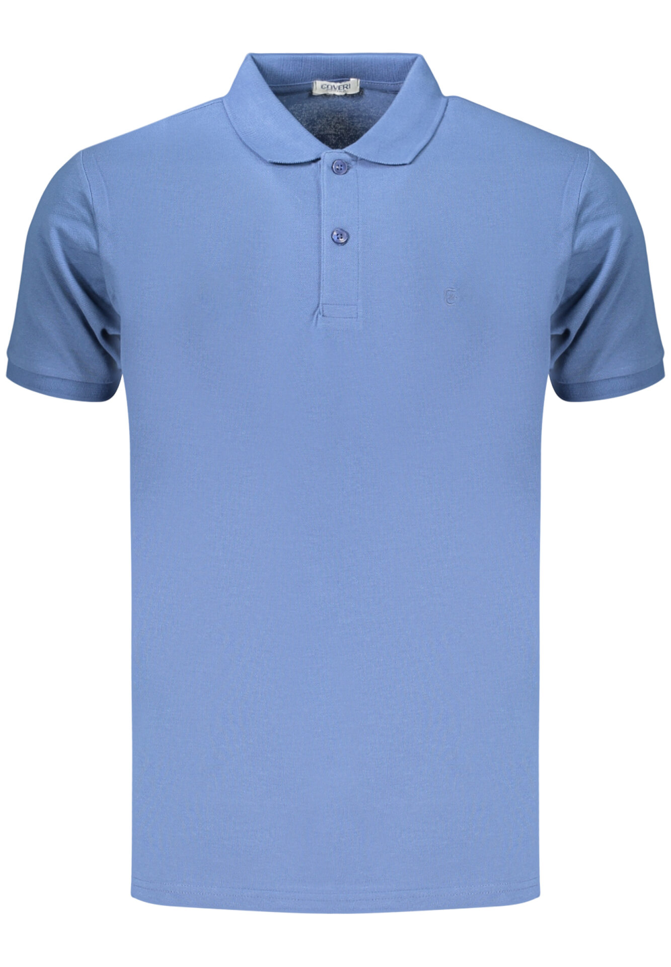 COVERI MOVING MEN'S SHORT-SLEEVE POLO SHIRT, BLUE