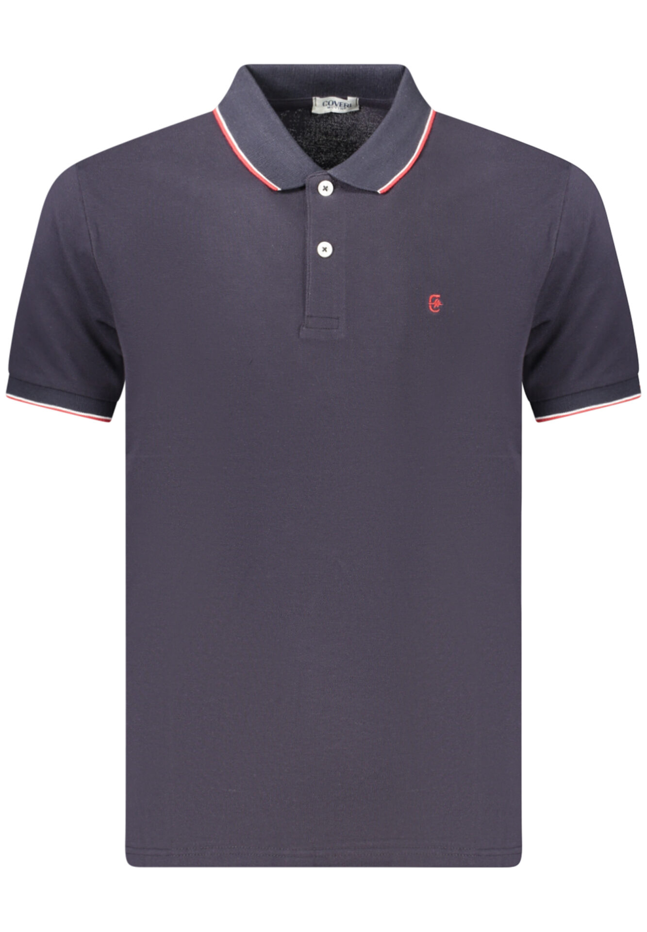 COVERI MOVING MEN'S SHORT-SLEEVE POLO SHIRT, BLUE