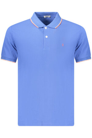 COVERI MOVING MEN'S SHORT-SLEEVE POLO SHIRT, BLUE