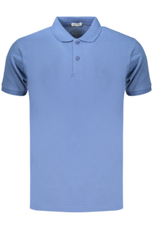 COVERI MOVING MEN'S SHORT-SLEEVE POLO SHIRT, BLUE