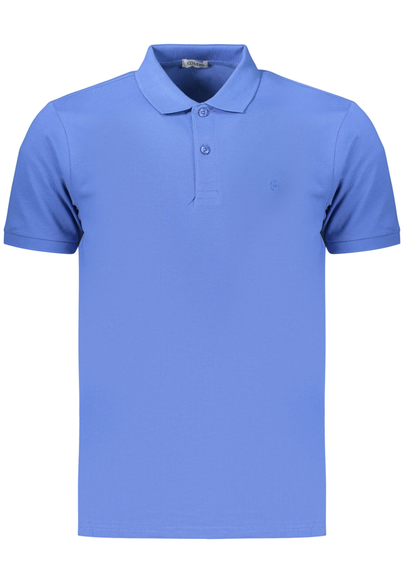 COVERI MOVING MEN'S SHORT-SLEEVE POLO SHIRT, BLUE