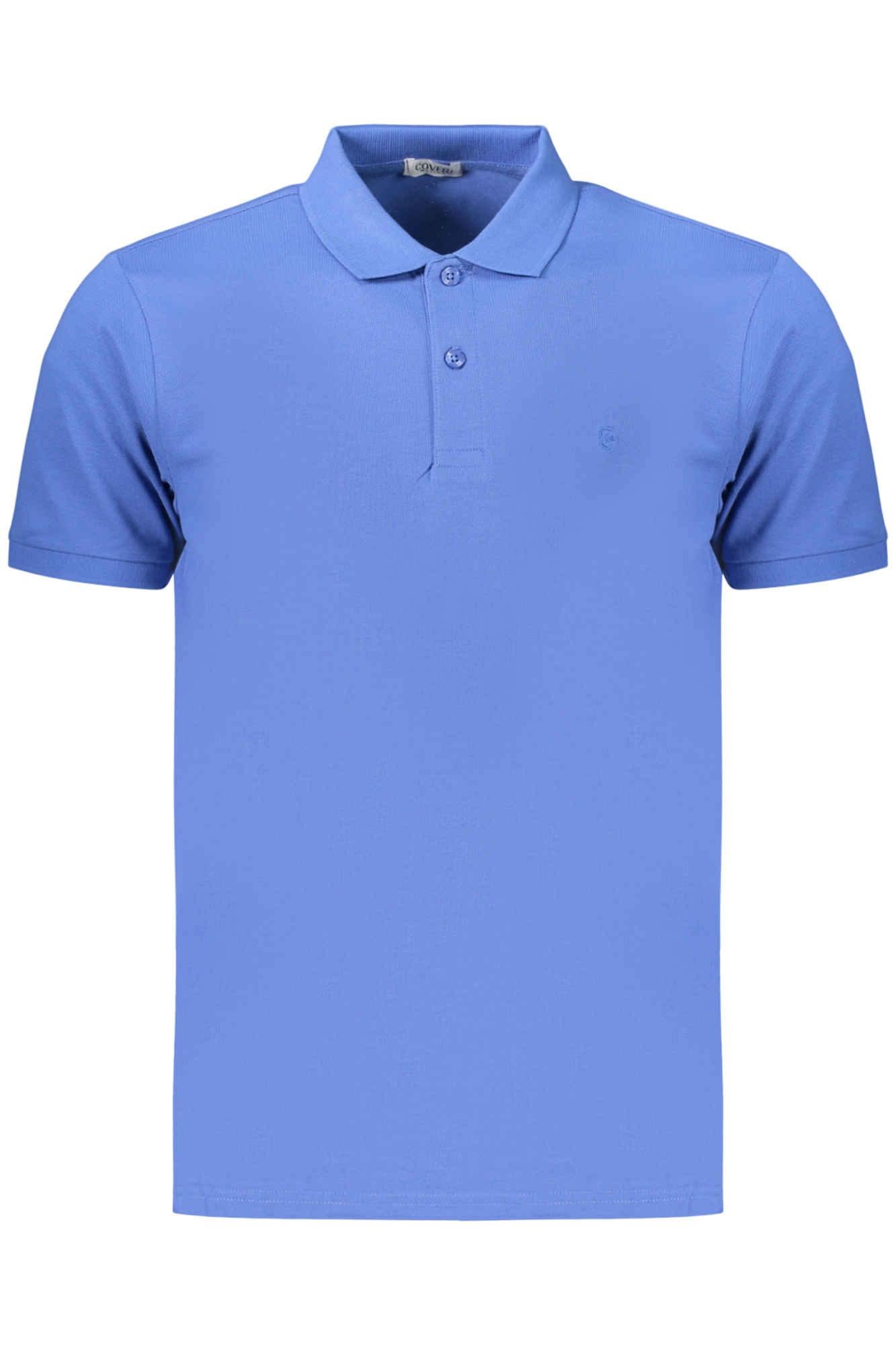 COVERI MOVING MEN'S SHORT-SLEEVE POLO SHIRT, BLUE COVERI MOVING MEN'S SHORT-SLEEVE POLO SHIRT, BLUE