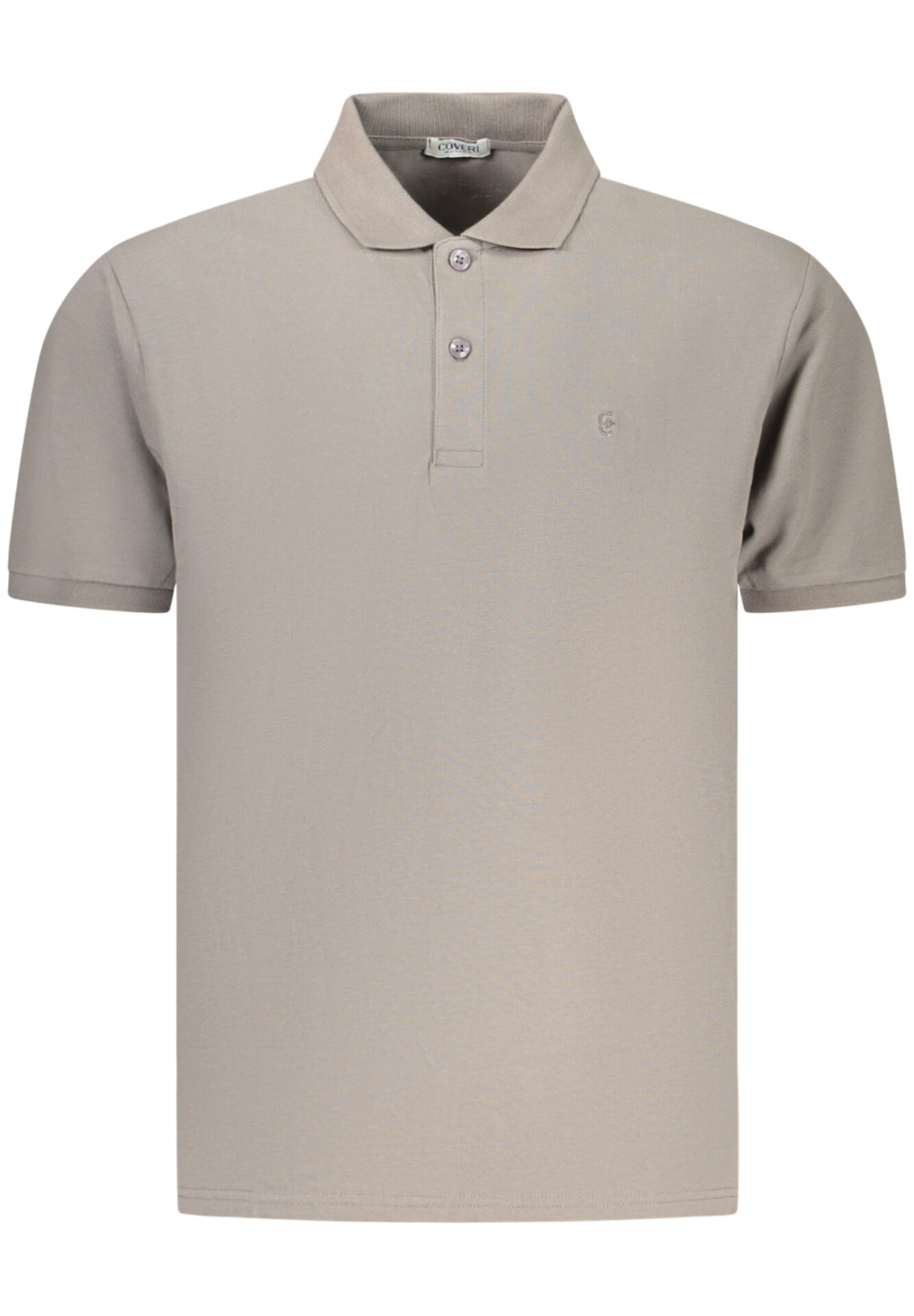 COVERI MOVING MEN'S SHORT-SLEEVE POLO SHIRT, GREY