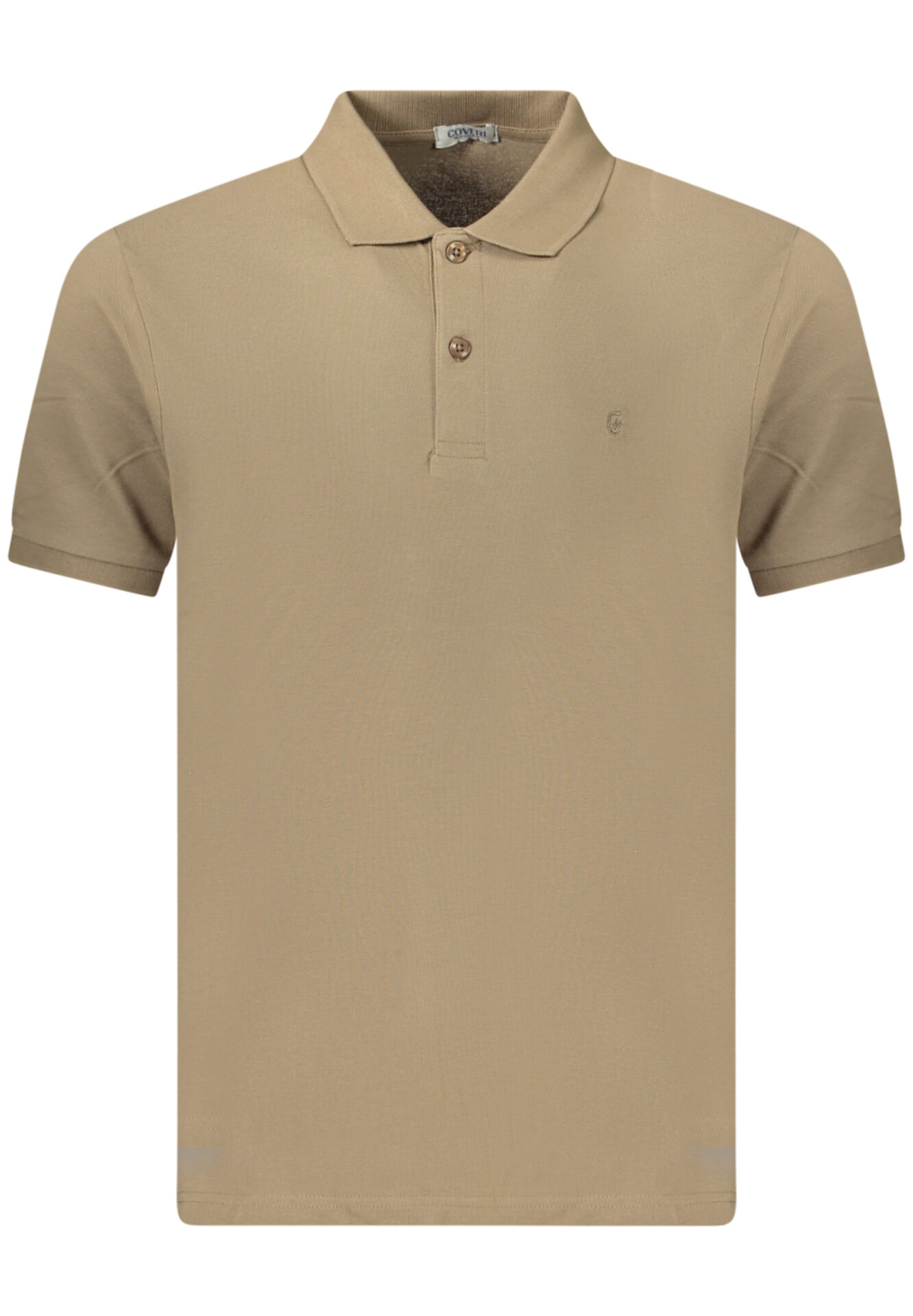 COVERI MOVING MEN'S SHORT-SLEEVE POLO SHIRT, BROWN