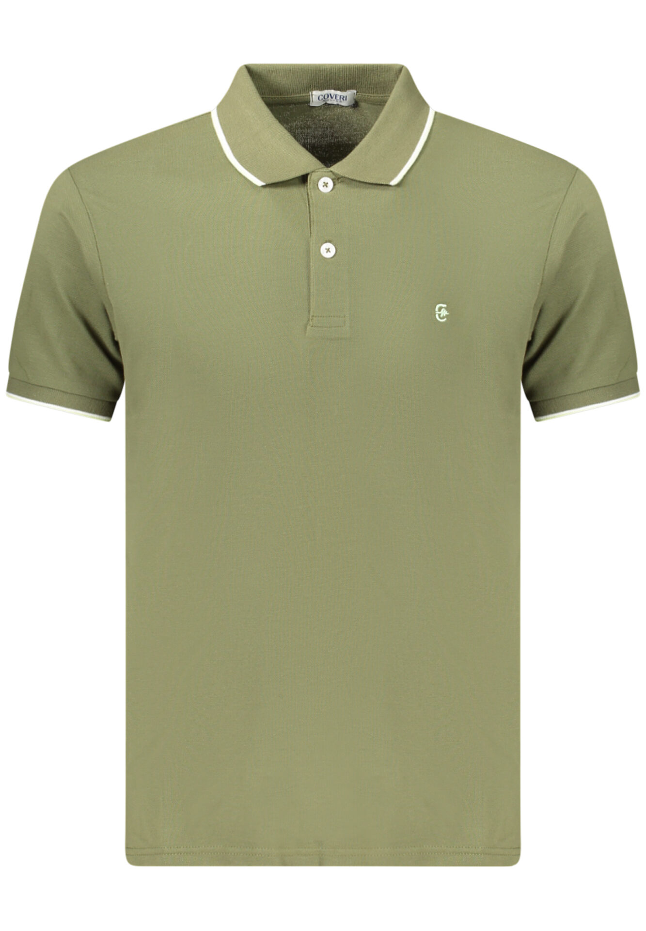 COVERI MOVING MEN'S SHORT-SLEEVE POLO SHIRT, GREEN