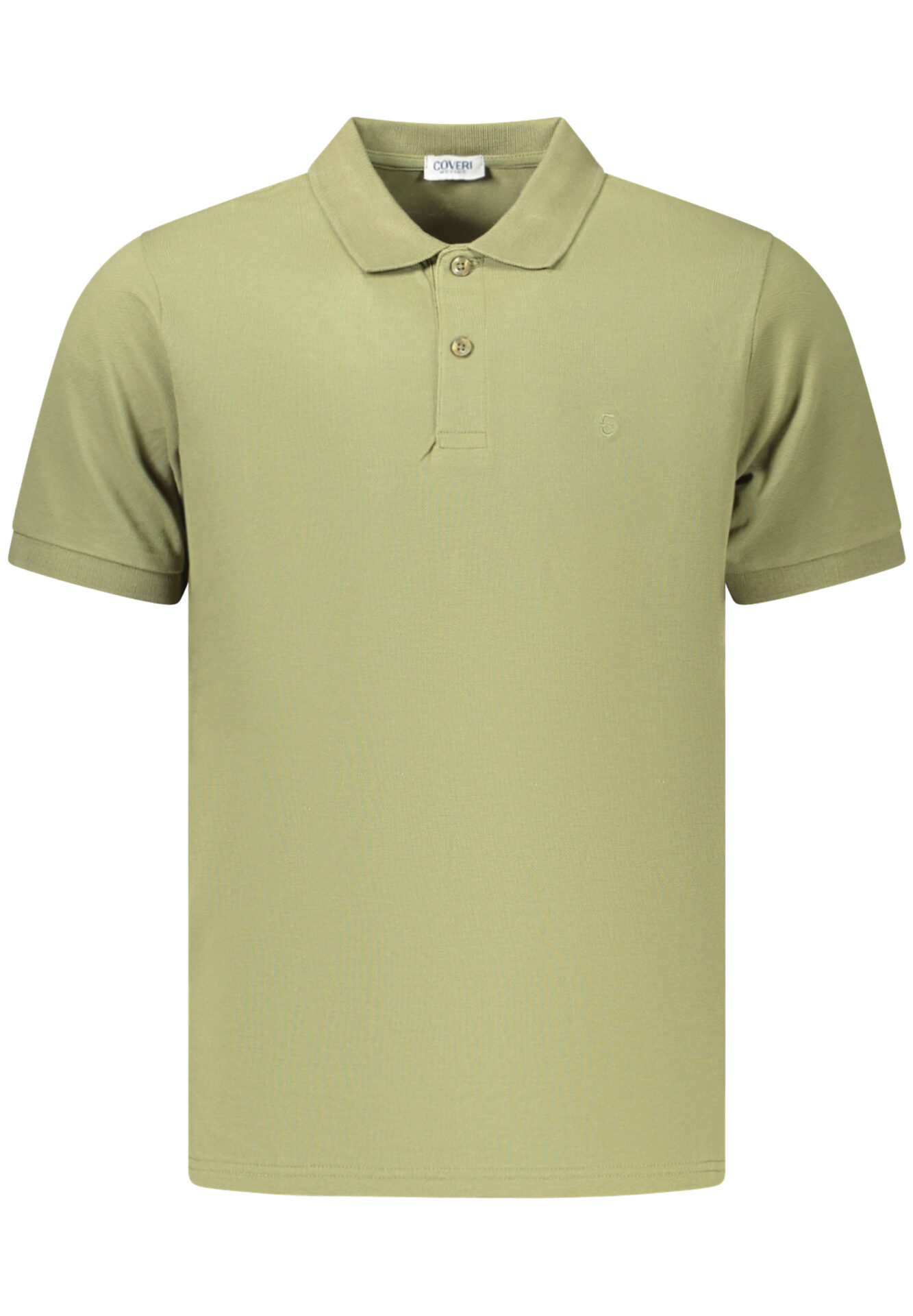 COVERI MOVING MEN'S SHORT-SLEEVE POLO SHIRT, GREEN