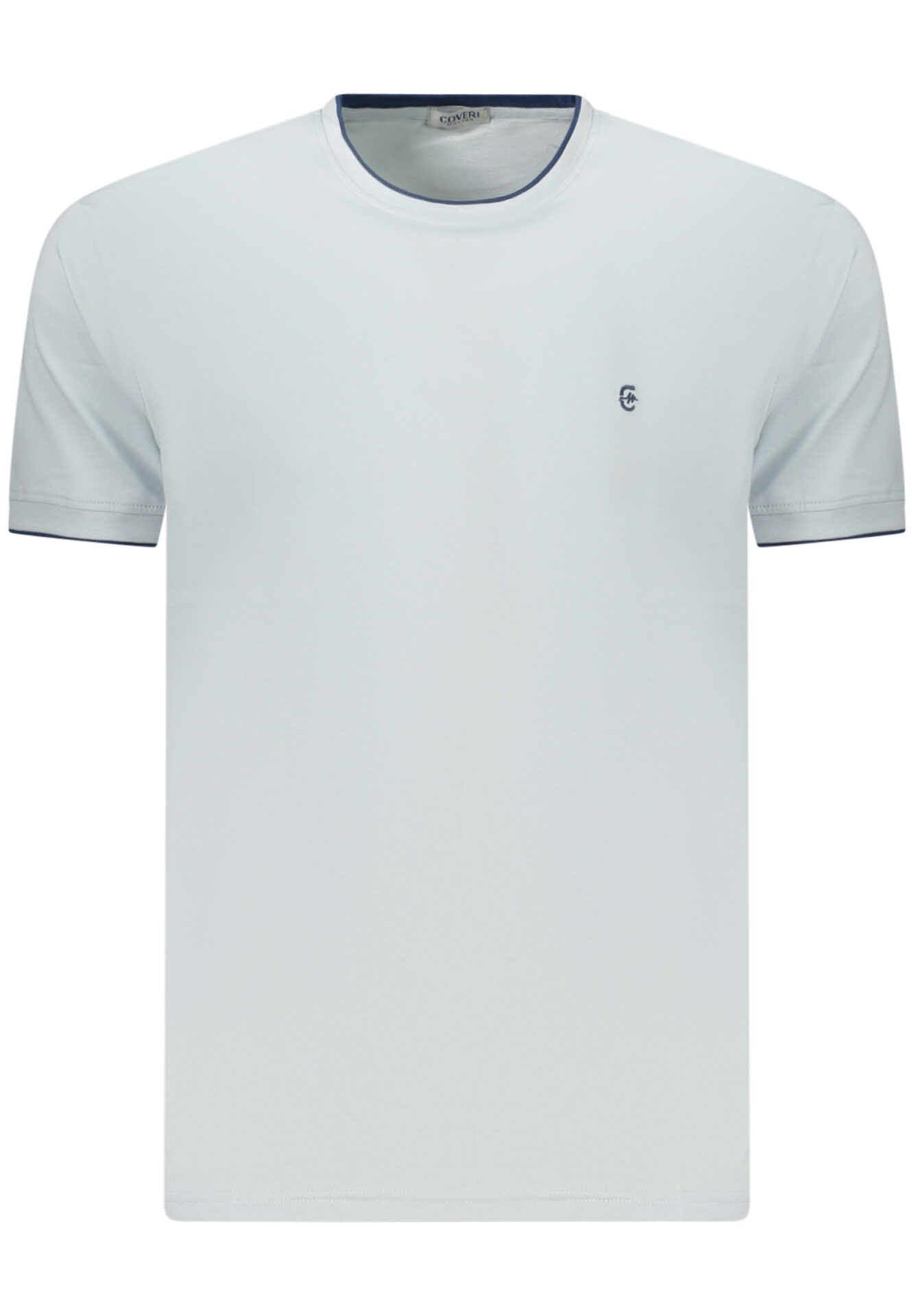 COVERI MOVING MEN'S SHORT-SLEEVED T-SHIRT, BLUE