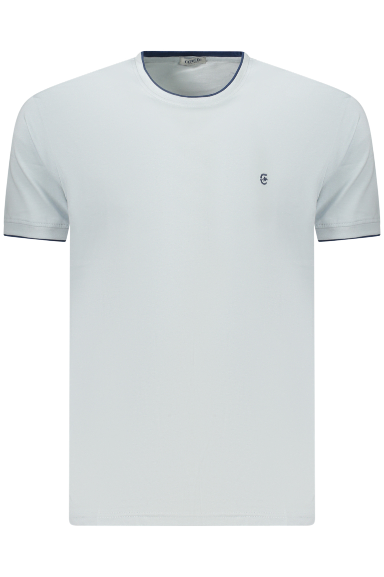 COVERI MOVING MEN'S SHORT-SLEEVED T-SHIRT, BLUE COVERI MOVING MEN'S SHORT-SLEEVED T-SHIRT, BLUE
