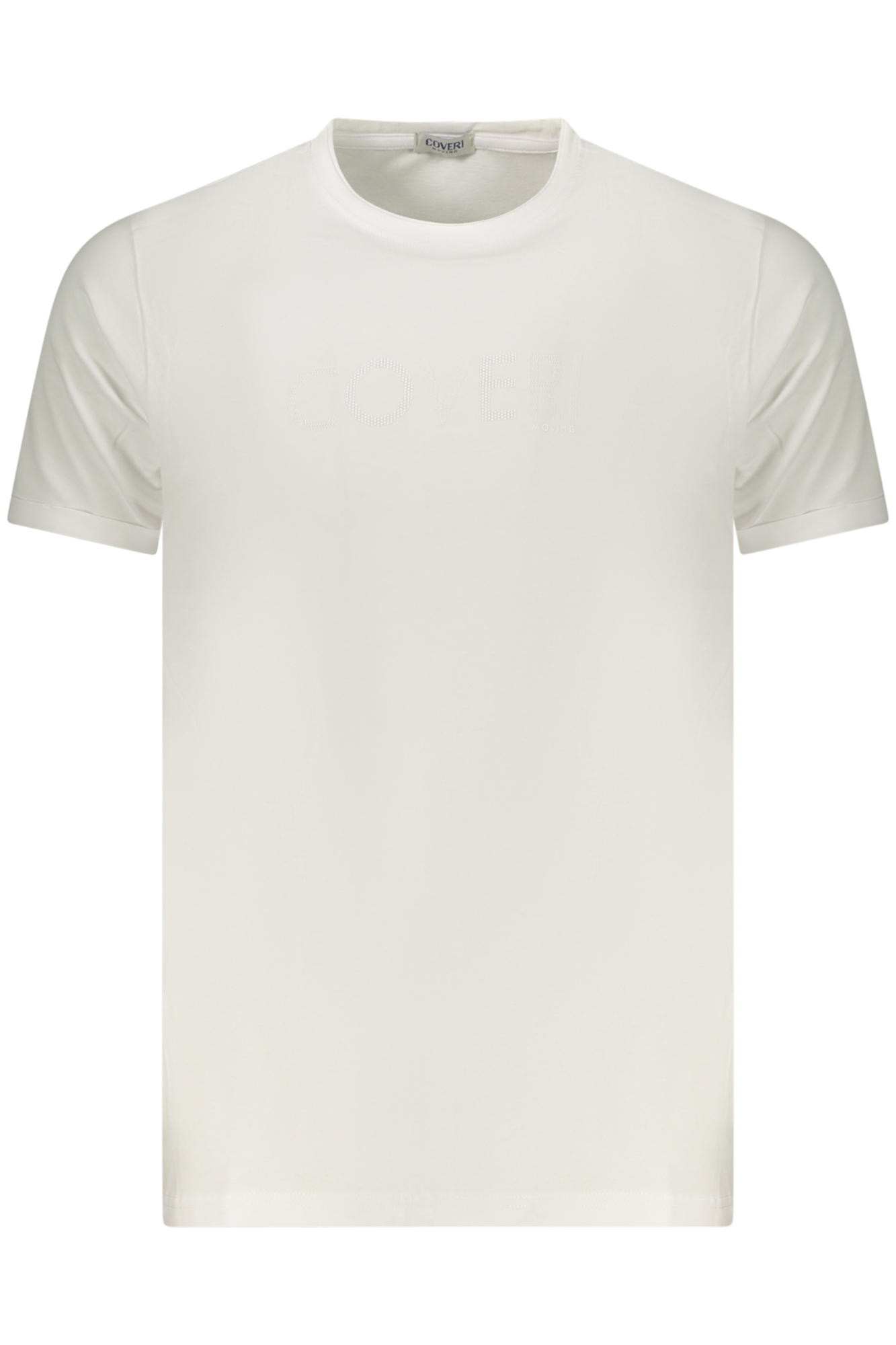 COVERI MOVING MEN'S SHORT-SLEEVE T-SHIRT WHITE COVERI MOVING MEN'S SHORT-SLEEVE T-SHIRT WHITE