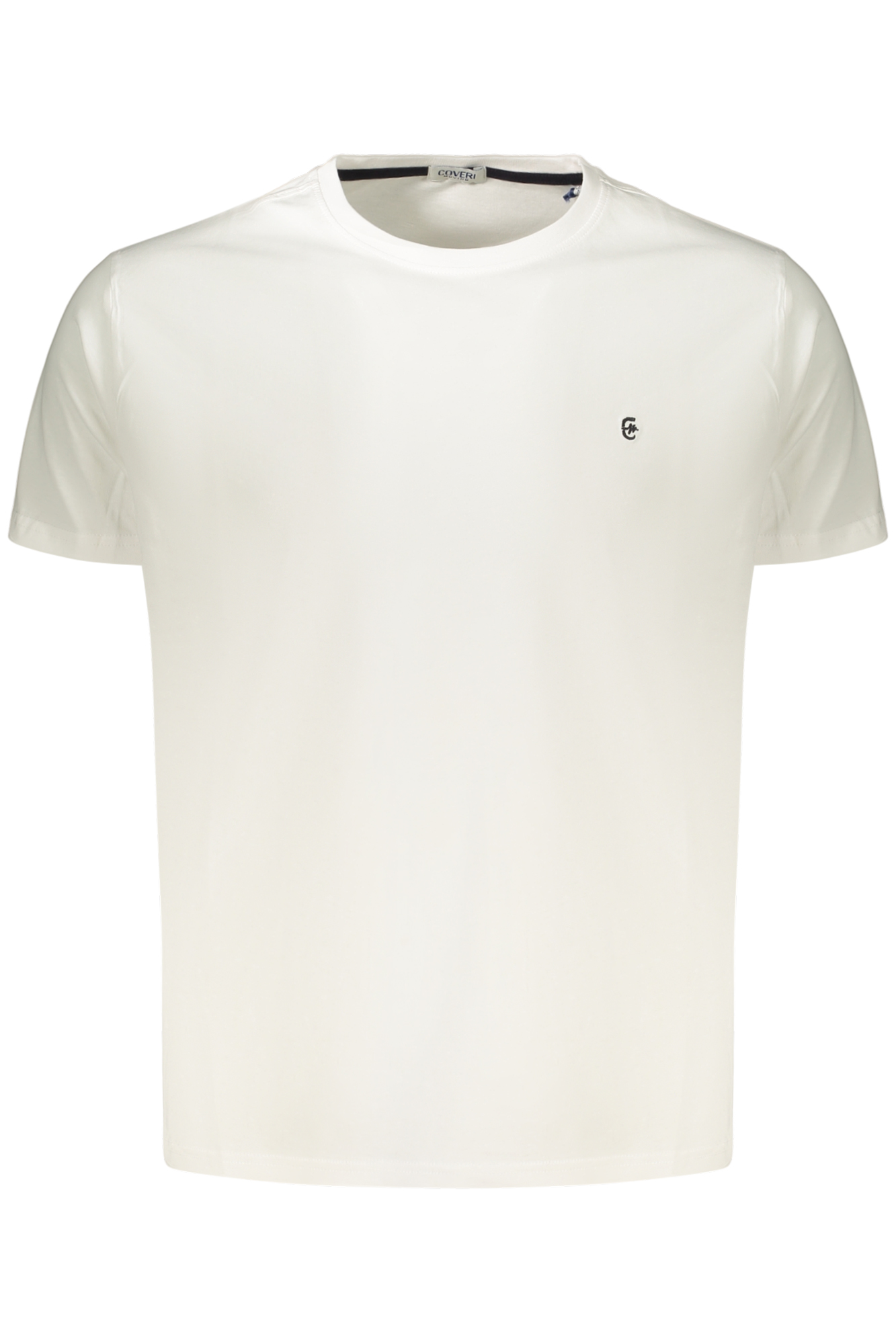 COVERI MOVING MEN'S SHORT-SLEEVE T-SHIRT WHITE COVERI MOVING MEN'S SHORT-SLEEVE T-SHIRT WHITE
