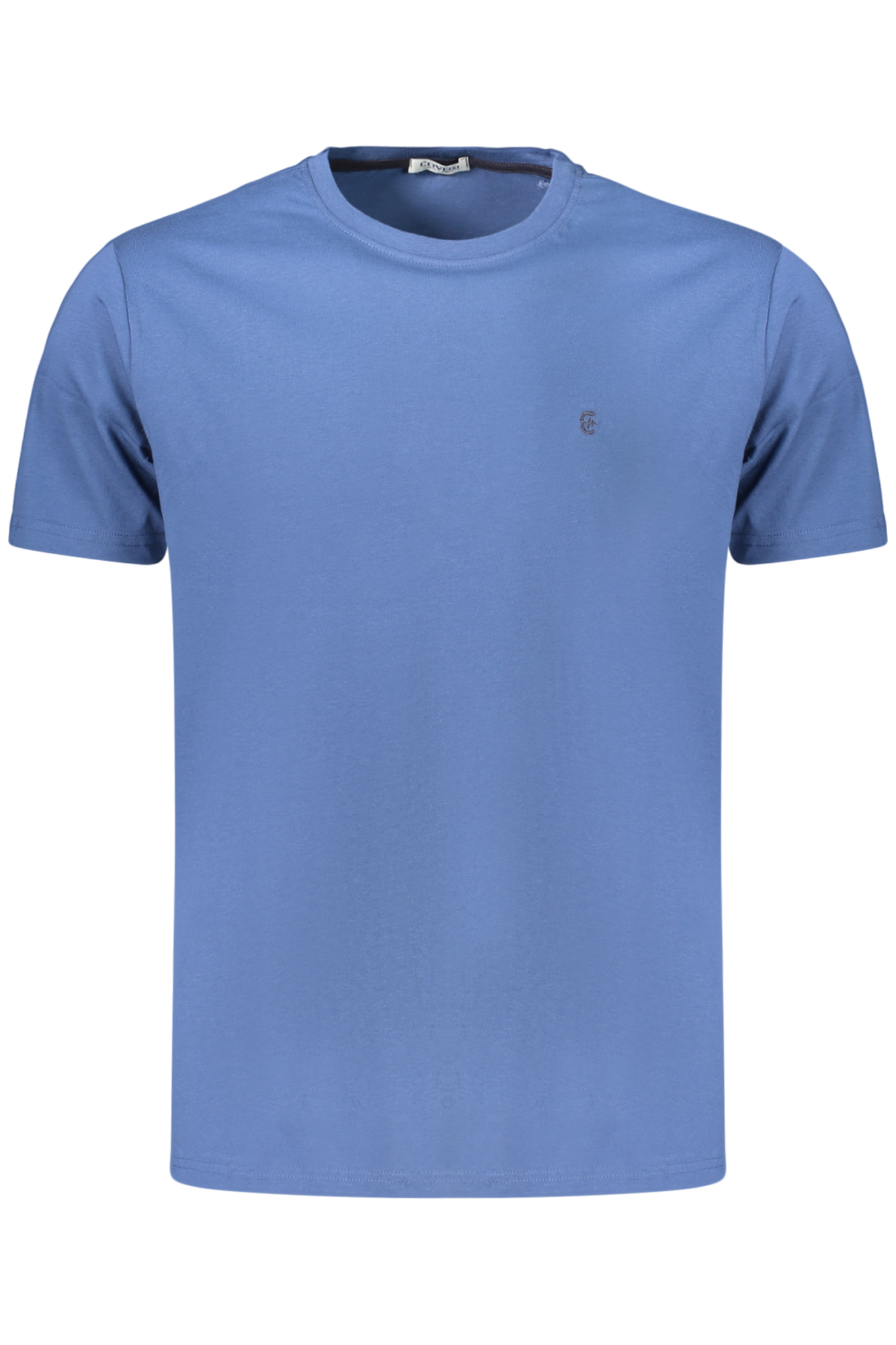 COVERI MOVING MEN'S SHORT-SLEEVE T-SHIRT, BLUE COVERI MOVING MEN'S SHORT-SLEEVE T-SHIRT, BLUE