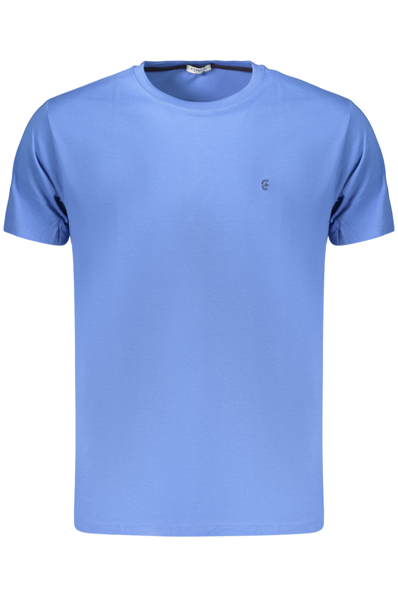 COVERI MOVING MEN'S SHORT-SLEEVE T-SHIRT, BLUE COVERI MOVING MEN'S SHORT-SLEEVE T-SHIRT, BLUE