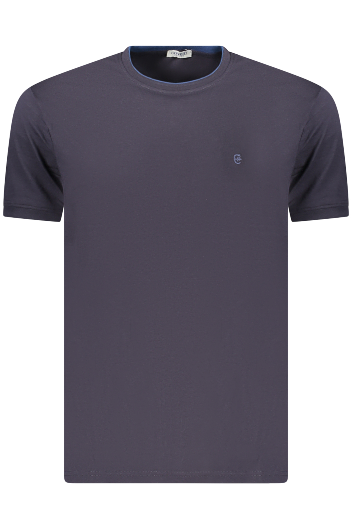 COVERI MOVING MEN'S SHORT-SLEEVE T-SHIRT, BLUE COVERI MOVING MEN'S SHORT-SLEEVE T-SHIRT, BLUE