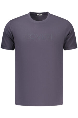 COVERI MOVING MEN'S SHORT-SLEEVE T-SHIRT, BLUE
