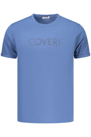 COVERI MOVING MEN'S SHORT-SLEEVE T-SHIRT, BLUE