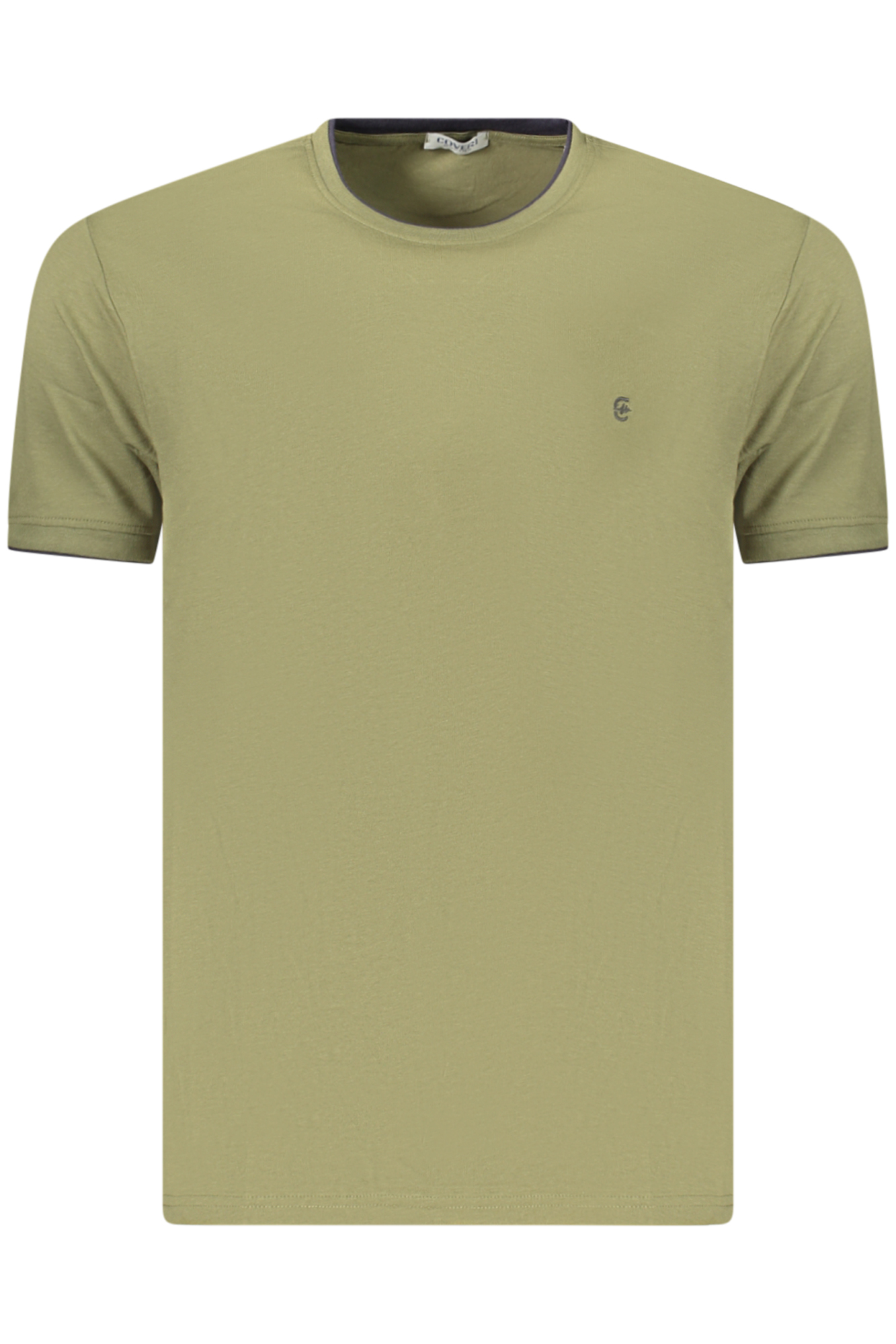 COVERI MOVING MEN'S SHORT-SLEEVED T-SHIRT GREEN COVERI MOVING MEN'S SHORT-SLEEVED T-SHIRT GREEN