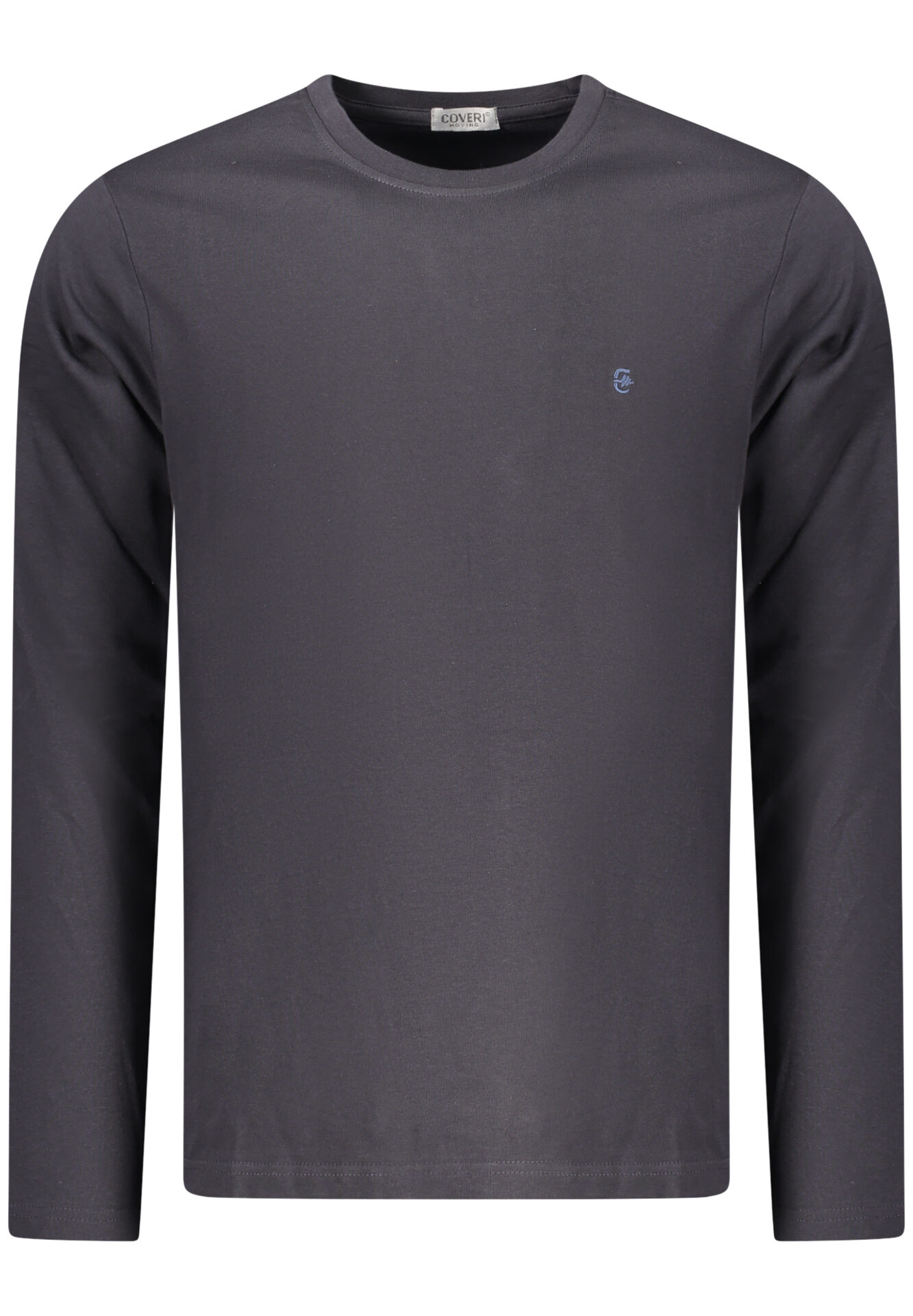 COVERI MOVING MEN'S LONG-SLEEVED T-SHIRT, BLUE