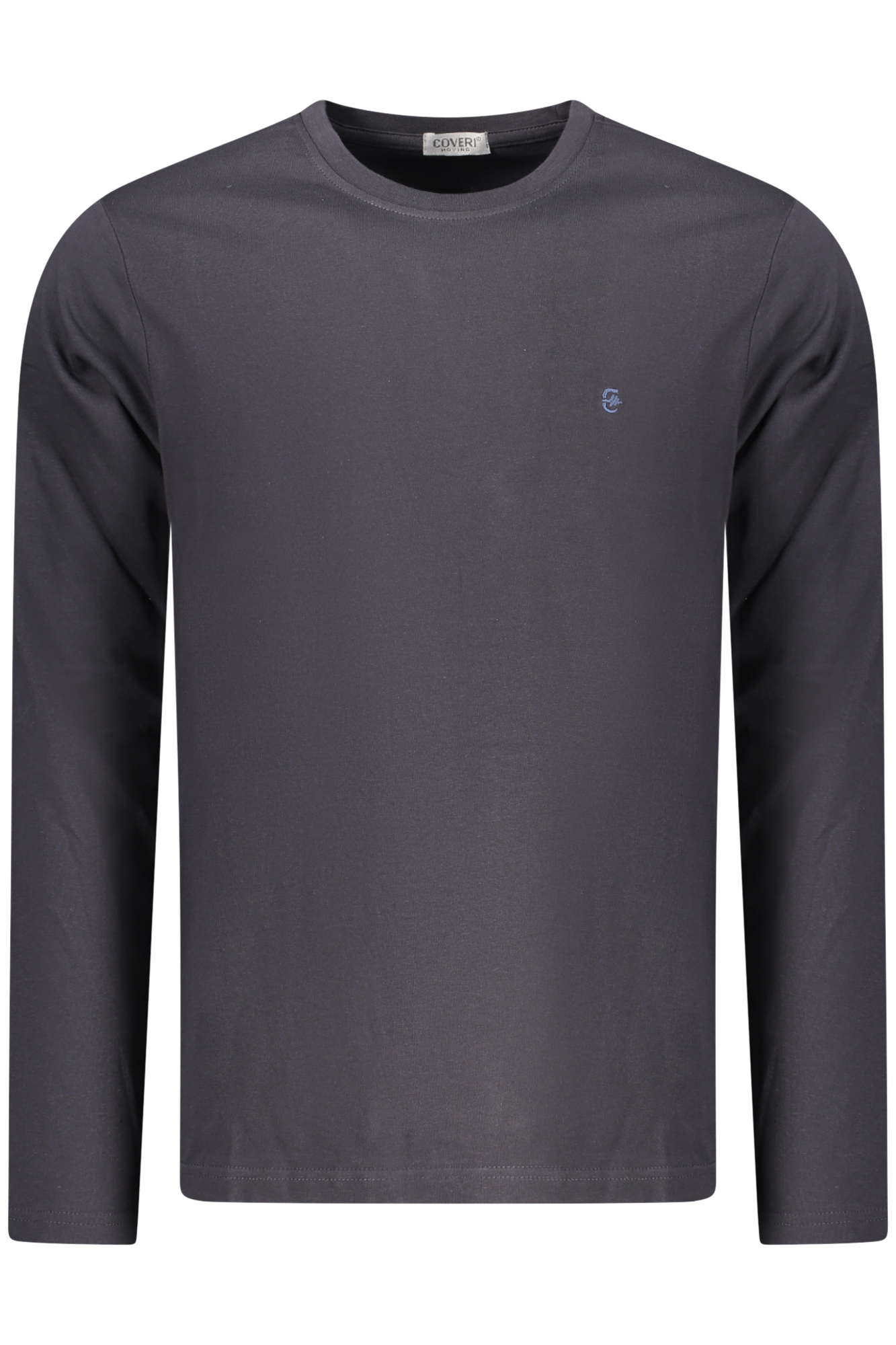COVERI MOVING MEN'S LONG-SLEEVED T-SHIRT, BLUE COVERI MOVING MEN'S LONG-SLEEVED T-SHIRT, BLUE