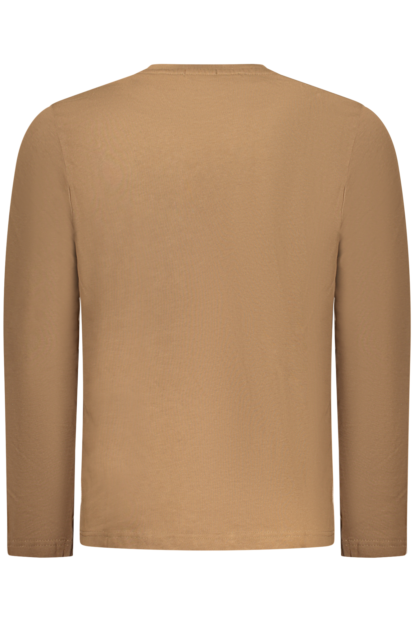 COVERI MOVING MEN'S LONG-SLEEVED T-SHIRT, BROWN COVERI MOVING MEN'S LONG-SLEEVED T-SHIRT, BROWN - Image 2