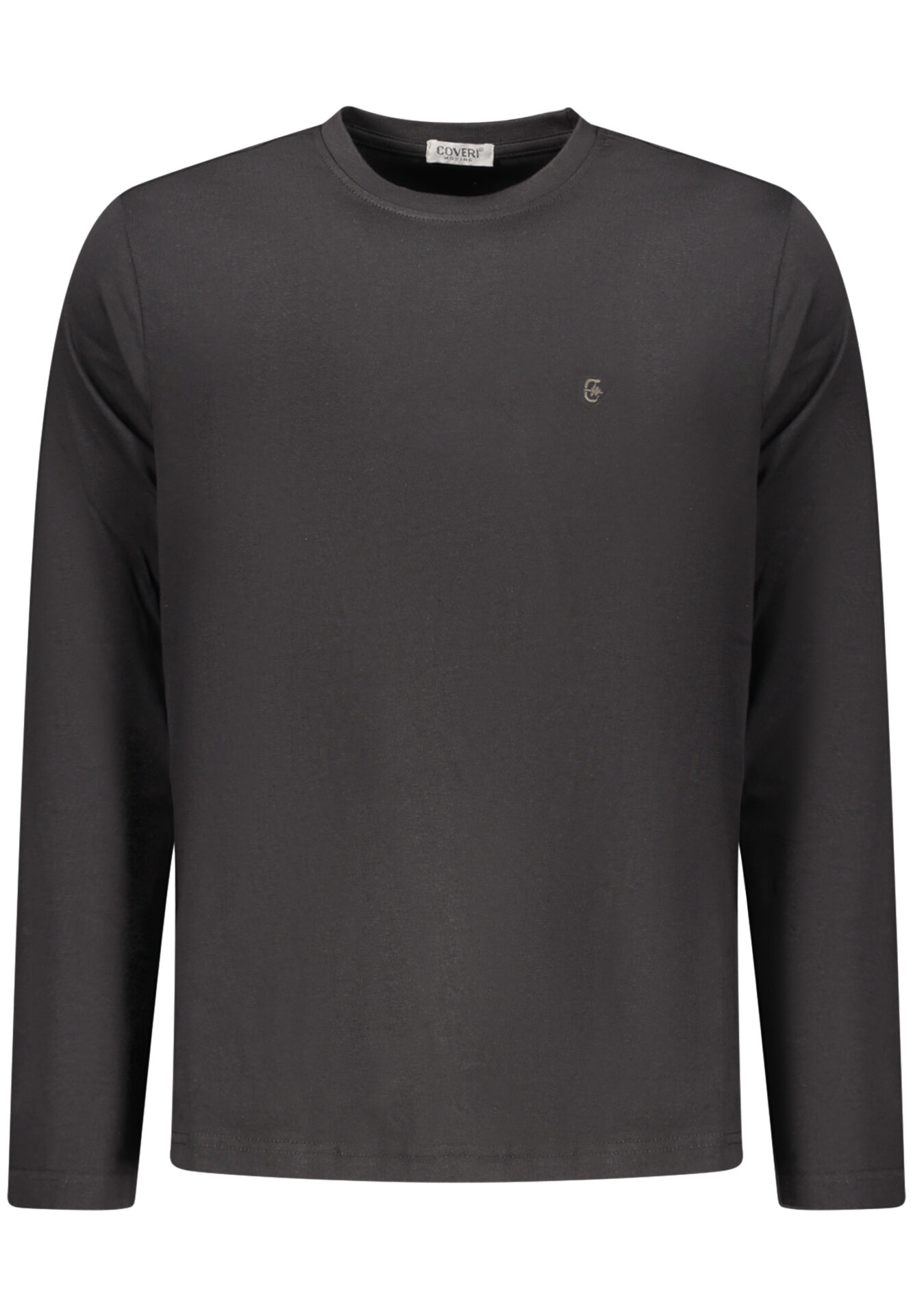 COVERI MOVING MEN'S LONG-SLEEVED T-SHIRT BLACK
