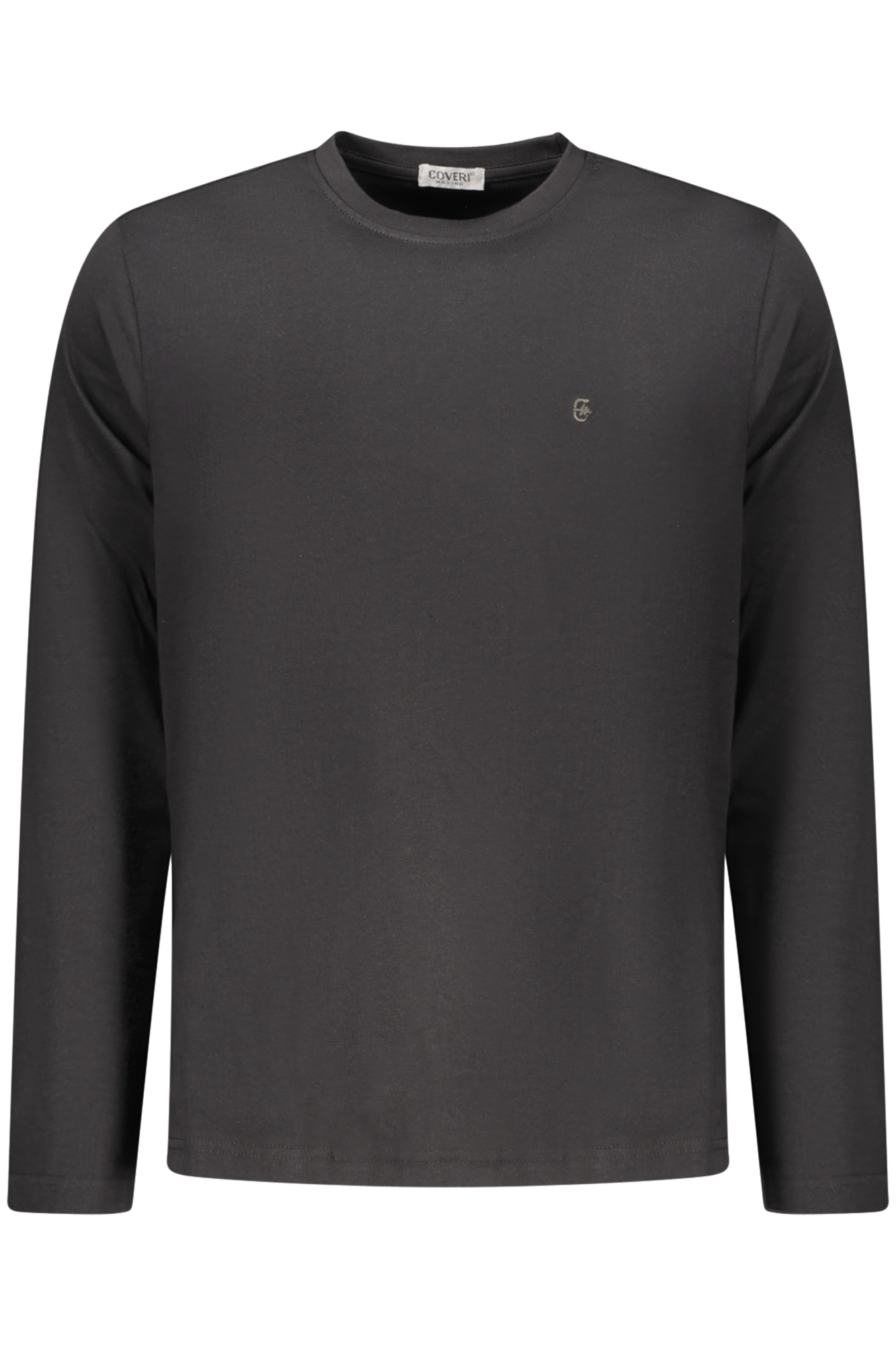 COVERI MOVING MEN'S LONG-SLEEVED T-SHIRT BLACK COVERI MOVING MEN'S LONG-SLEEVED T-SHIRT BLACK