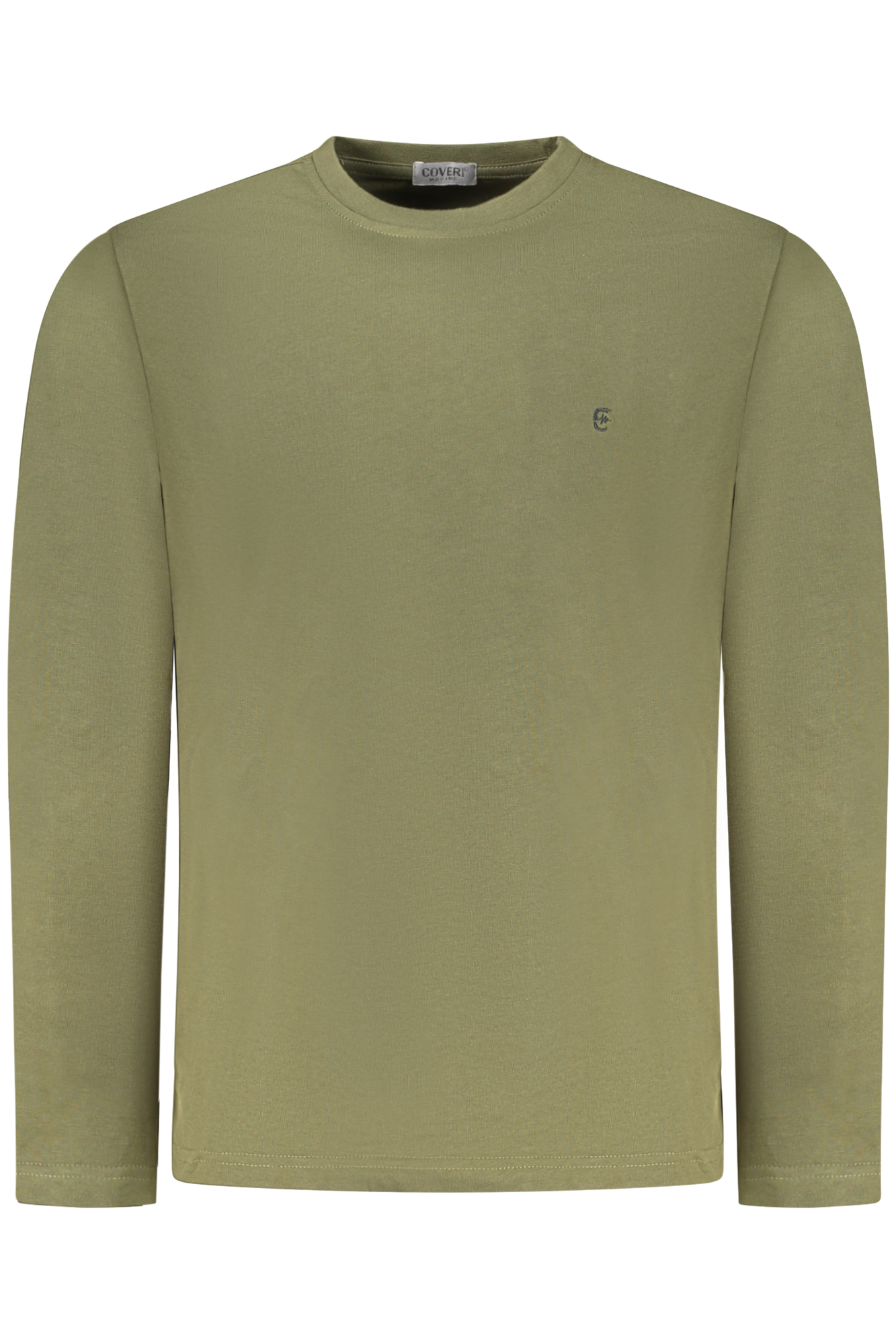 COVERI MOVING MEN'S LONG-SLEEVED T-SHIRT, GREEN COVERI MOVING MEN'S LONG-SLEEVED T-SHIRT, GREEN