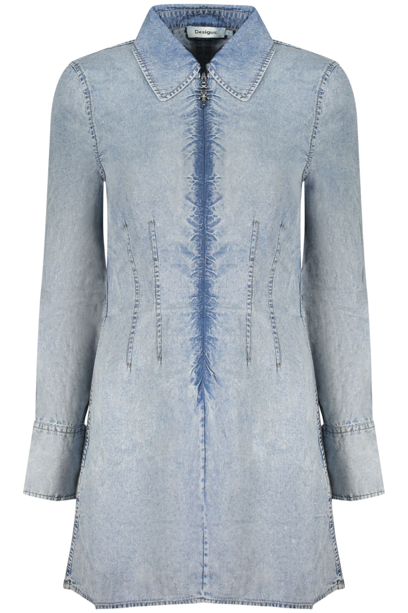 DESIGUAL WOMEN'S SHORT DRESS, BLUE DESIGUAL WOMEN'S SHORT DRESS, BLUE